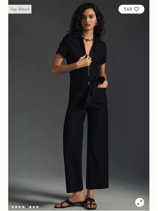 Maeve by Anthropologie Pants - Maeve by Anthropologie Black The Colette Weekend Jumpsuit Size 6